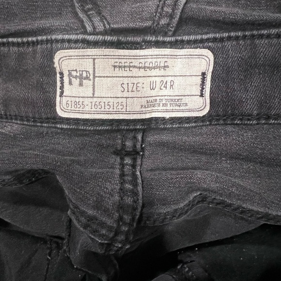 Free People Sz 24R Black Overalls - Picture 4 of 4